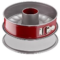 Ustensiles Patisserie TEFAL Delibake Moule a saravin a charniere 19 cm. Acier carbone. Démoulage facile. Rouge J1642014