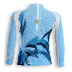 UVEA Teeshirt rashguard anti UV 80+ maillot manches longues INDIANA - Taille 9-18 mois - Imprime dragoon