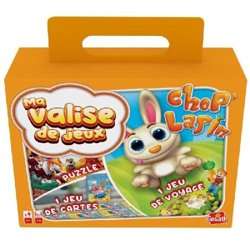 Jeu De Societe - Jeu De Plateau Valisette Multi Jeux 3-Chop Lapin Voyage GOLIATH