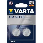 VARTA Pack de 2 piles electroniques Lithium CR2025 3V x10