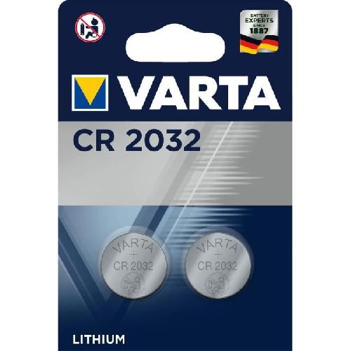 Piles VARTA Pack de 2 piles electroniques Lithium CR2032 3V