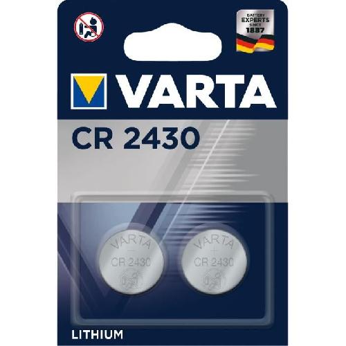 Piles VARTA Pack de 2 piles electroniques Lithium CR2430 3V x10