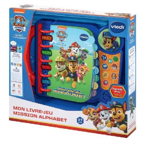 Livre Electronique Enfant - Livre Interactif Enfant Vech Pat patrouille - Mon livre-jeu mission alphabet