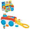 Vehicule - Engin Terrestre  A Construire MEGA BLOKS-Wagon Tourni-Blocs HHN00