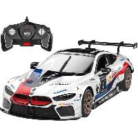 Vehicule - Engin Terrestre  A Construire Voiture Telecommandee - TURBO CHALLENGE - BMW M8 GTE - Blanc - 1-18 - Assemblage facile