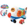 Vehicule Miniature Assemble - Engin Terrestre Miniature Assemble Avion Cargo 2 en 1 Tut Tut Bolides de VTECH pour enfants des 12 mois