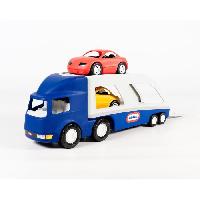 Vehicule Miniature Assemble - Engin Terrestre Miniature Assemble Little Tikes - Grand Porte-Voitures avec 2 Voitures de Sport - A partir de 3 ans