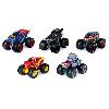 Vehicule Miniature Assemble - Engin Terrestre Miniature Assemble PACK DE 5 VEHICULES DIE-CAST 1:64 DC COMICS Monster Jam