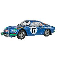 Vehicule Miniature Assemble - Engin Terrestre Miniature Assemble Voiture 1-18 Alpine A110 1600s Blue