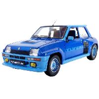 Vehicule Miniature Assemble - Engin Terrestre Miniature Assemble Voiture 1-18 Renault 5 Turbo Blue 1981