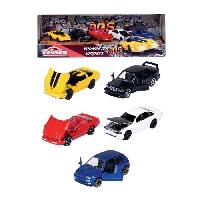 Vehicule Pour Circuit Miniature Coffret de 5 voitures Majorette Youngster années 1990 a roue libre