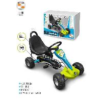 Vehicule Pour Enfant Go Kart a pédales - STAMP - SKIDS CONTROL - Siege réglable - Frein a main - Cadre acier