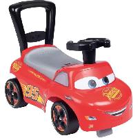 Vehicule Pour Enfant Porteur auto ergonomique Smoby Cars avec coffre a jouets - Fonction Trotteur - Volant Directionnel