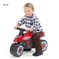 Vehicule Pour Enfant Porteur Baby Moto X Racer - FALK - Draisienne - Allure sportive - Larges roues - Rouge