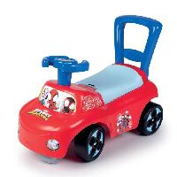 Vehicule Pour Enfant Smoby - Porteur auto Spidey - Fonction Trotteur - Coffre a jouets - Butées anti-bascule
