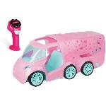 Vehicule radiocommande - Barbie DJ Express Deluxe - Sons et lumieres - 50cm