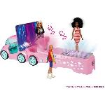 Vehicule - Engin Terrestre  A Construire Véhicule radiocommandé - Barbie DJ Express Deluxe - Sons et lumieres - 50cm