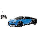 Vehicule radiocommande Bugatti Chiron 1-14eme avec effets lumineux - Modele aleatoire bleue ou noire