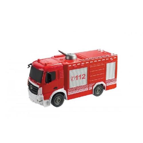 Vaisseau Spatial Miniature Véhicule radiocommandé Mercedes Antos Camion pompiers 1:26eme avec effets lumineux