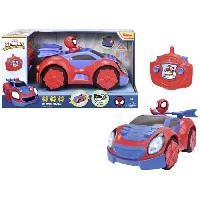 Vehicule Radiocommande Spidey - Voiture radiocommandee - 27cm - Fonction turbo - Batterie rechargeable par cable USB