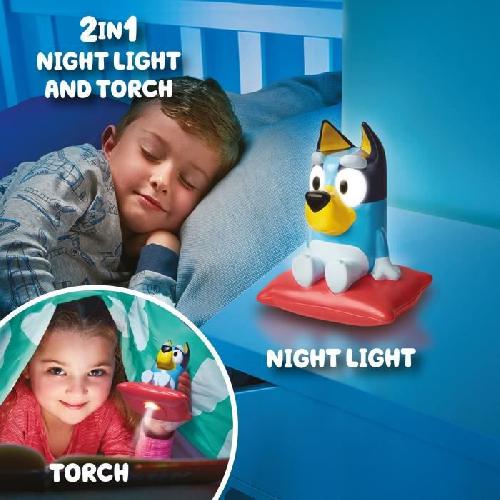 Veilleuse et lampe torche GoGlow Buddy BLUEY - MOOSE TOYS - 2-en-1 - Durable - Sécurisé