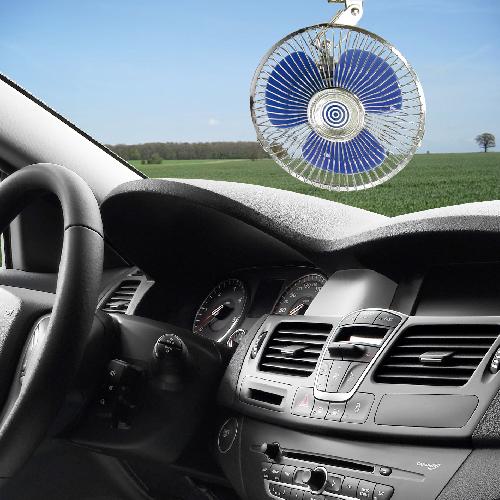Chauffage D'appoint Pour Vehicule Ventilateur 12V - Diametre 15.3cm
