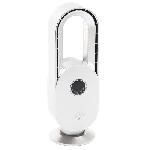 Ventilateur a poser sans pale - FARELEK - SILENT-AIR ARCH - 45W - Blanc et argent - 3 vitesses