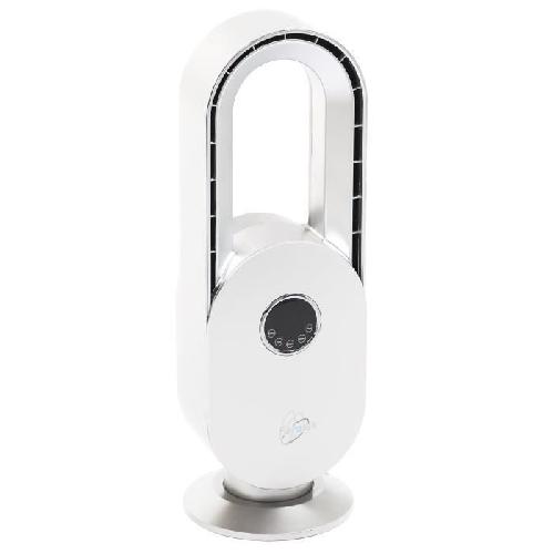 Ventilateur Ventilateur a poser sans pale - FARELEK - SILENT-AIR ARCH - 45W - Blanc et argent - 3 vitesses