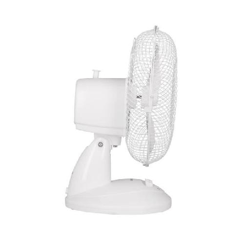 Ventilateur Ventilateur de table OCEANIC - 30W - Diametre 23 cm - 2 vitesses - Oscillant - Blanc