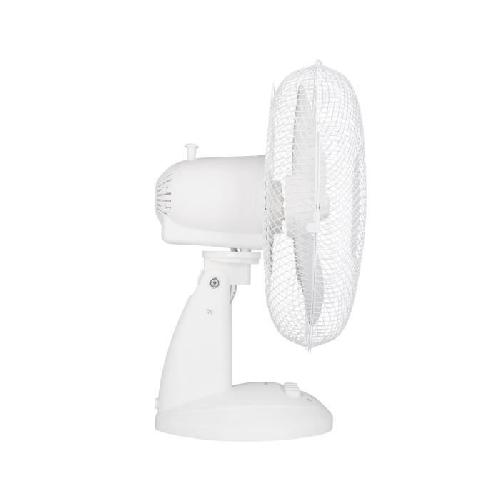 Ventilateur Ventilateur de table OCEANIC - 40W - Diametre 30 cm - 3 vitesses - Oscillant - Blanc