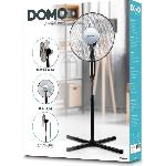 Ventilateur Ventilateur sur pied - DOMO - DO8140 - 40 W - 3 Vitesses - Oscillation automatique - Hauteur réglable