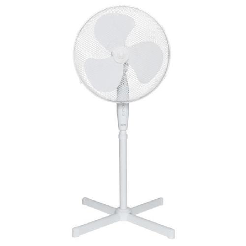 Ventilateur Ventilateur sur pied OCEANIC - 45W - Diametre 40 cm - Hauteur réglable - Oscillation - Blanc