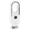 Ventilateur Ventilateur a poser sans pale - FARELEK - SILENT-AIR ARCH - 45W - Blanc et argent - 3 vitesses