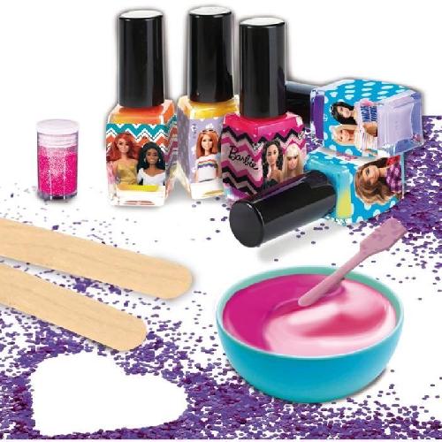 Jeu De Creation Maquillage Vernis a ongles Barbie nail art color qui change de couleur - Lisciani