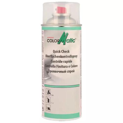 Peinture Auto Vernis Ephemere Quick Check Transparent 400ml Colormatic