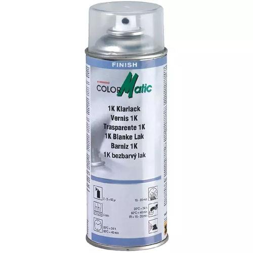 Peinture Auto Vernis Incolore 1k Satine 400ml Colormatic