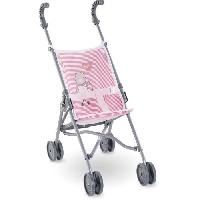 Vetement - Accessoire Poupon Accessoire poupon - COROLLE - Poussette canne rose pour poupon 30. 36 et 42cm - Des 3 ans