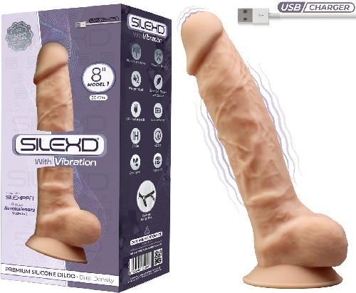 Vibro Rechargeable Realiste Double Densite No 1 - 20 cm