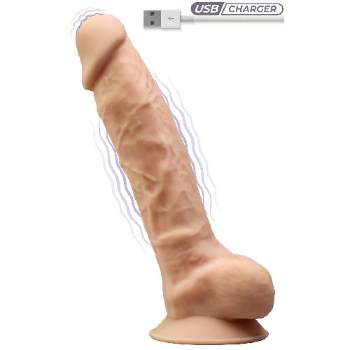 Vibro Rechargeable Realiste Double Densite No 1 - 20 cm