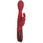 Vibromasseurs Vibromasseur Chauffant Va et Vient 26.5cm D4cm rouge