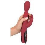 Vibromasseurs Vibromasseur Chauffant Va et Vient 26.5cm D4cm rouge