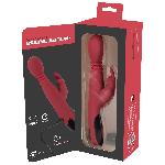 Vibromasseurs Vibromasseur Chauffant Va et Vient 26.5cm D4cm rouge
