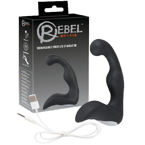 Plugs et godes Anal Vibromasseur de Prostate Rechargeable Rebel