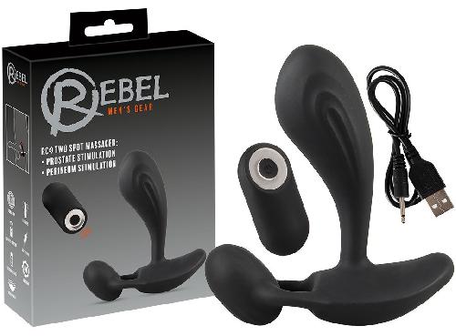 Plugs et godes Anal Vibromasseur de Prostate USB Telecommande Rebel