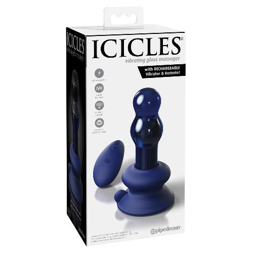 Vibromasseur en verre rechargeable - Icicles No. 83