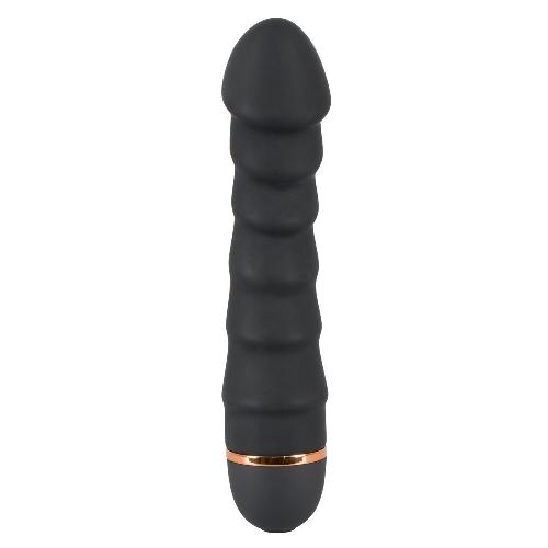 Vibromasseurs Vibromasseur Flexible en Silicone Bendy Ripple - 20 vitesses - 16.5cm D3.3cm Noir