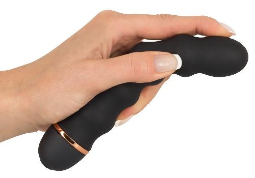 Vibromasseurs Vibromasseur Flexible en Silicone Bendy Wavy - 20 vitesses - 17cm D3.2cm Noir