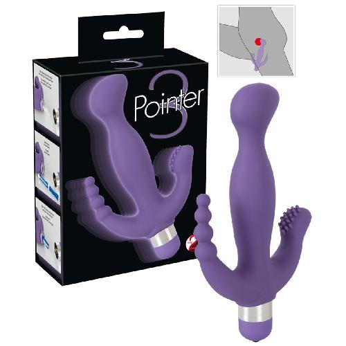 Vibromasseurs Vibromasseur Pointer Triple Stimulation