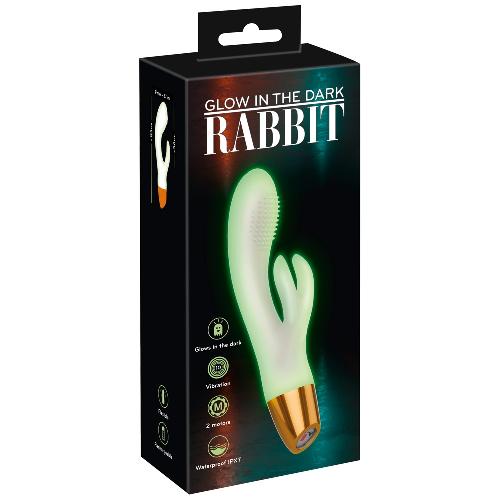 Vibromasseurs Vibromasseur Rabbit Glow in the dark