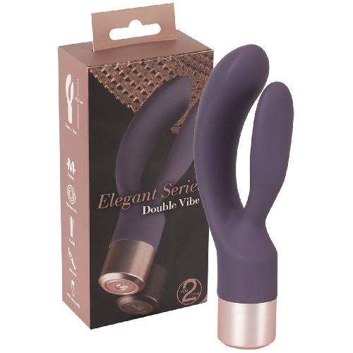 Vibromasseurs Vibromasseur Rechargeable Elegant Double